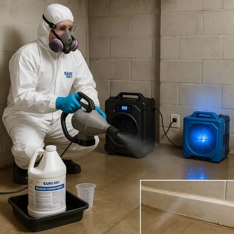 Sanitization and Odor Removal process in Needville, TX