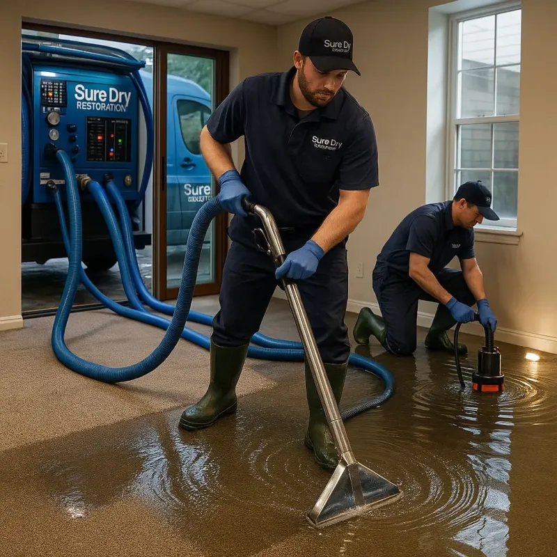 Water Extraction and Removal process in Needville, TX